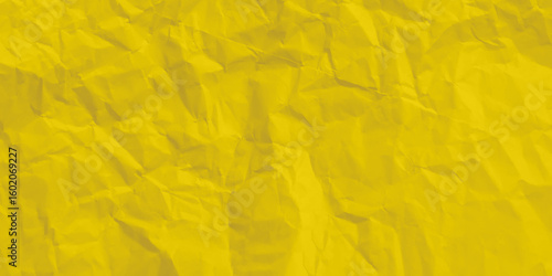 Yellow paper crease texture for background.