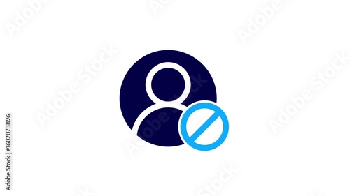 A user icon with alert triangles, suggesting a warning or error related to user account issues.