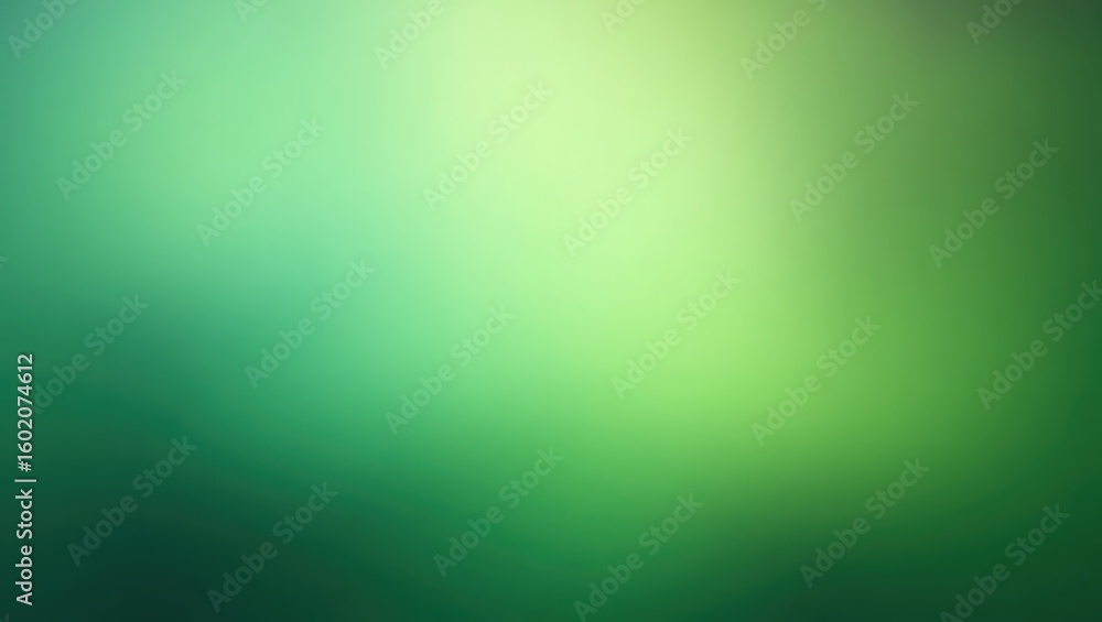 Fototapeta premium Subtle green gradient background.
