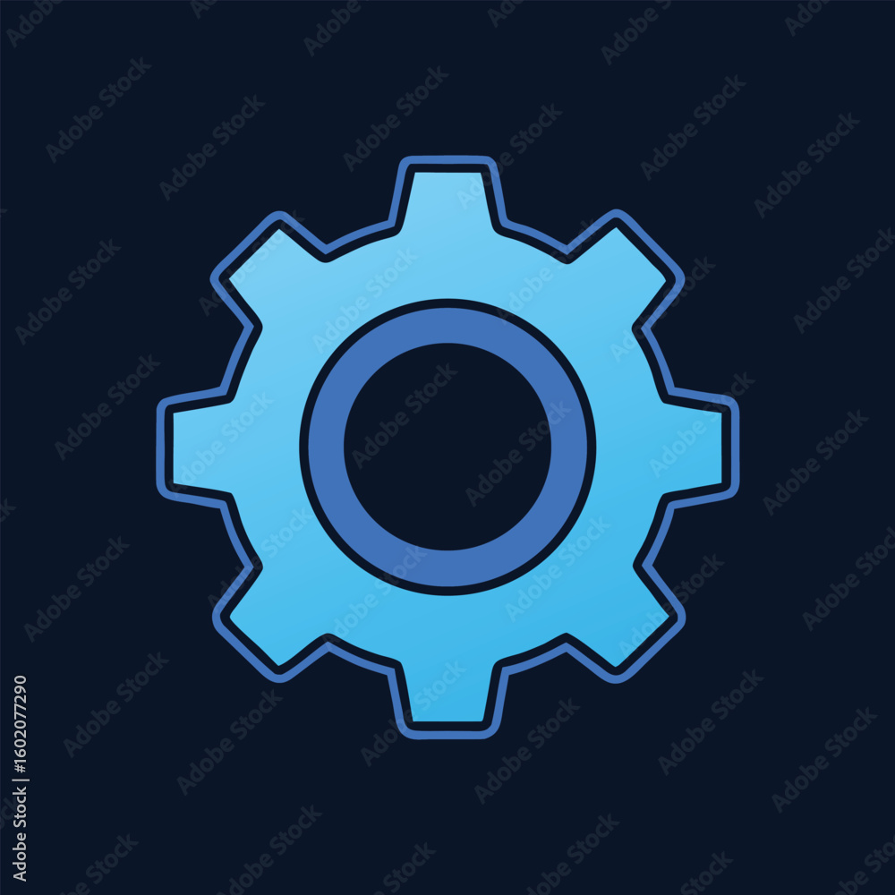 gear machine icon vector illustration gear machine icon vector illustration