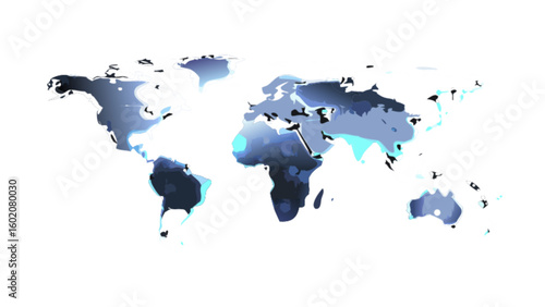 World map illustration geography earth continents countries global travel atlas design graphic wallpaper
