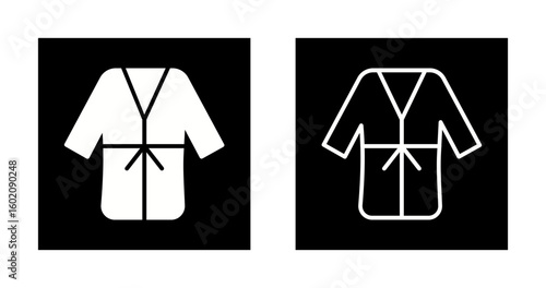 Bathrobe Vector Icon