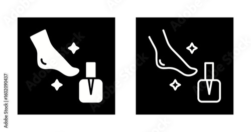 Pedicure Vector Icon