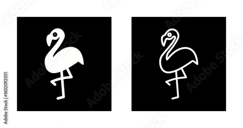 Flamingo Vector Icon