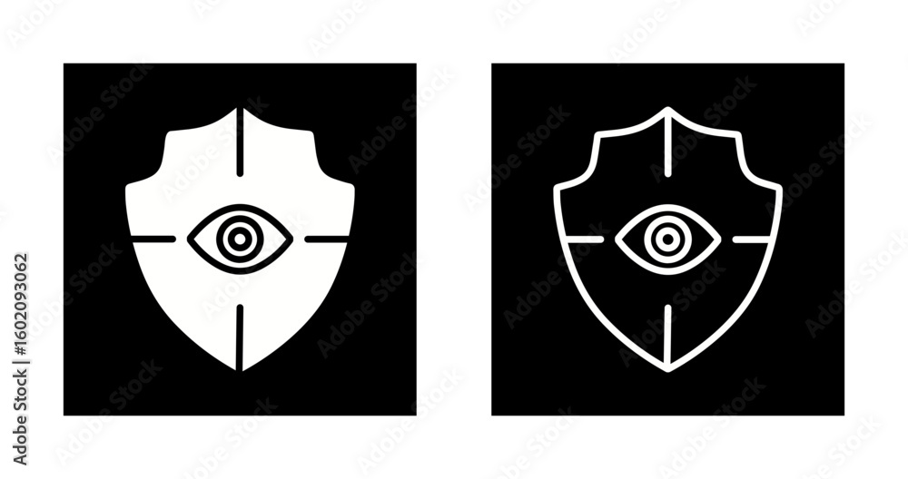 Fototapeta premium Security Monitoring Vector Icon
