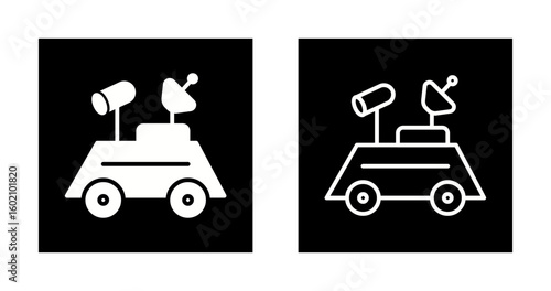 Lunar Rover Vector Icon