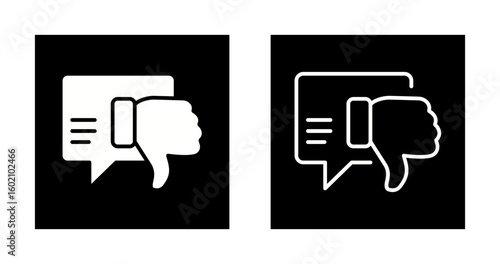 Negative Feedback Vector Icon