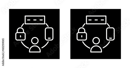 Two-Factor Authentication Vector Icon