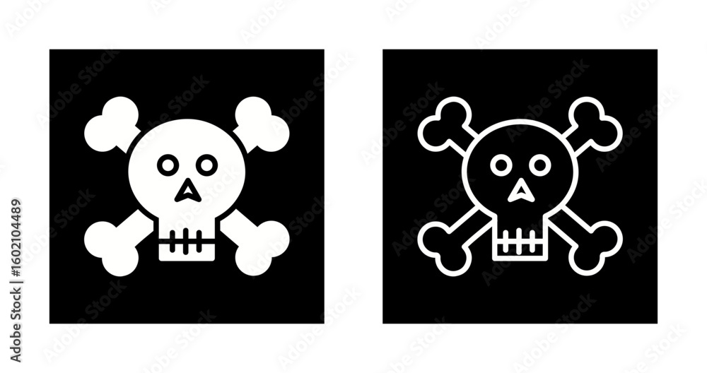 Obraz premium Skull Vector Icon