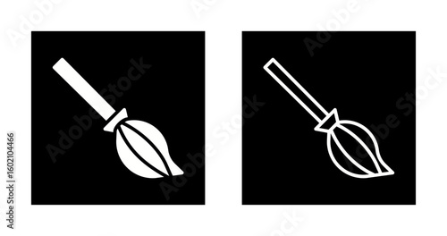 Witches Broom Vector Icon