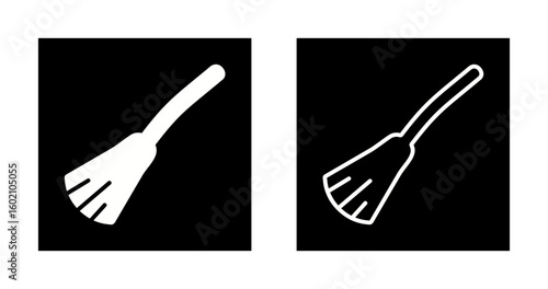Witch Broomstick Vector Icon