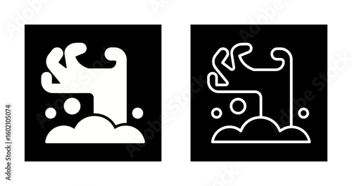 Ghostly Hand Vector Icon