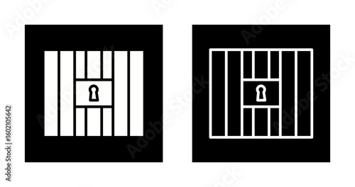Prison Bars Vector Icon