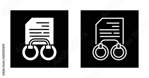 Lawful Arrest Vector Icon