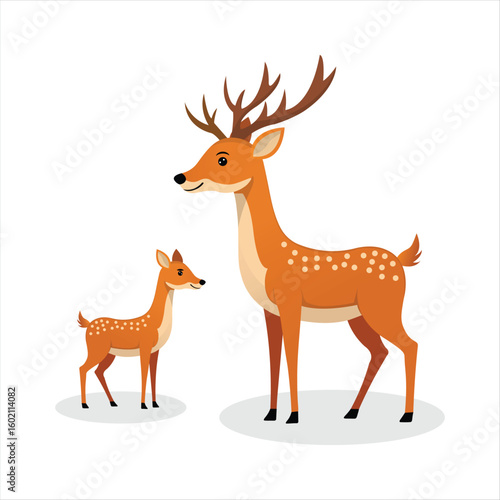 set of deer