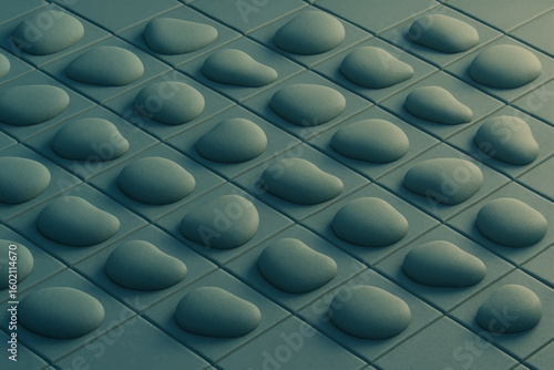 Repeating Embossed Bubble Pattern Background