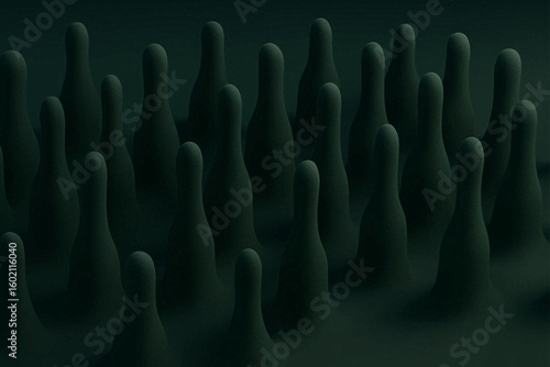Sculptural Abstract Organic Pillar Formation Background 1