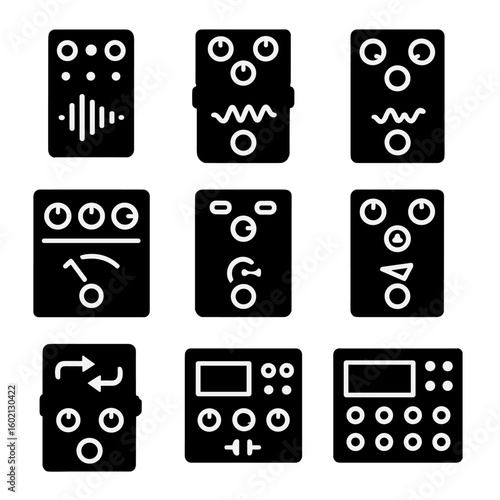 Preset plugin icon interface reverb audio effects icons pitch unit compressor shifter