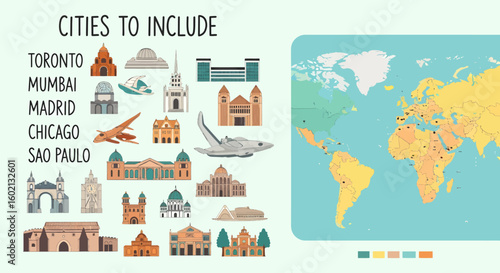 Global Cities Showcase A Vibrant Collection of International Architecture and Travel Destinations