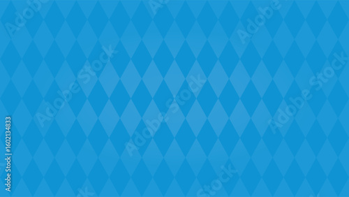 Gradient Blue Diamond Pattern as the colors of the Bavarian Flag for Oktoberfest Background	