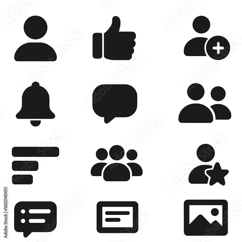 Friend arrow online post vector group icon icons media message request social