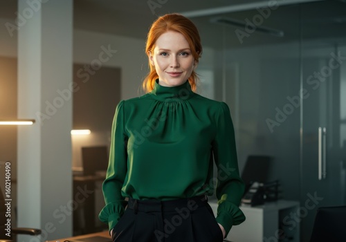 Portrait woman office professional executive confident