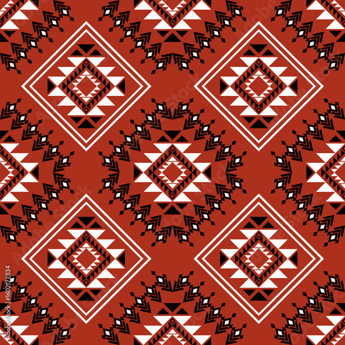 Geometric pattern Traditional tribal style, pixel embroidery, geometric ethnic pattern. beautiful border pattern.Fabric pattern for clothes, dress, carpet, curtain, sarong, sari, scarves, batik.