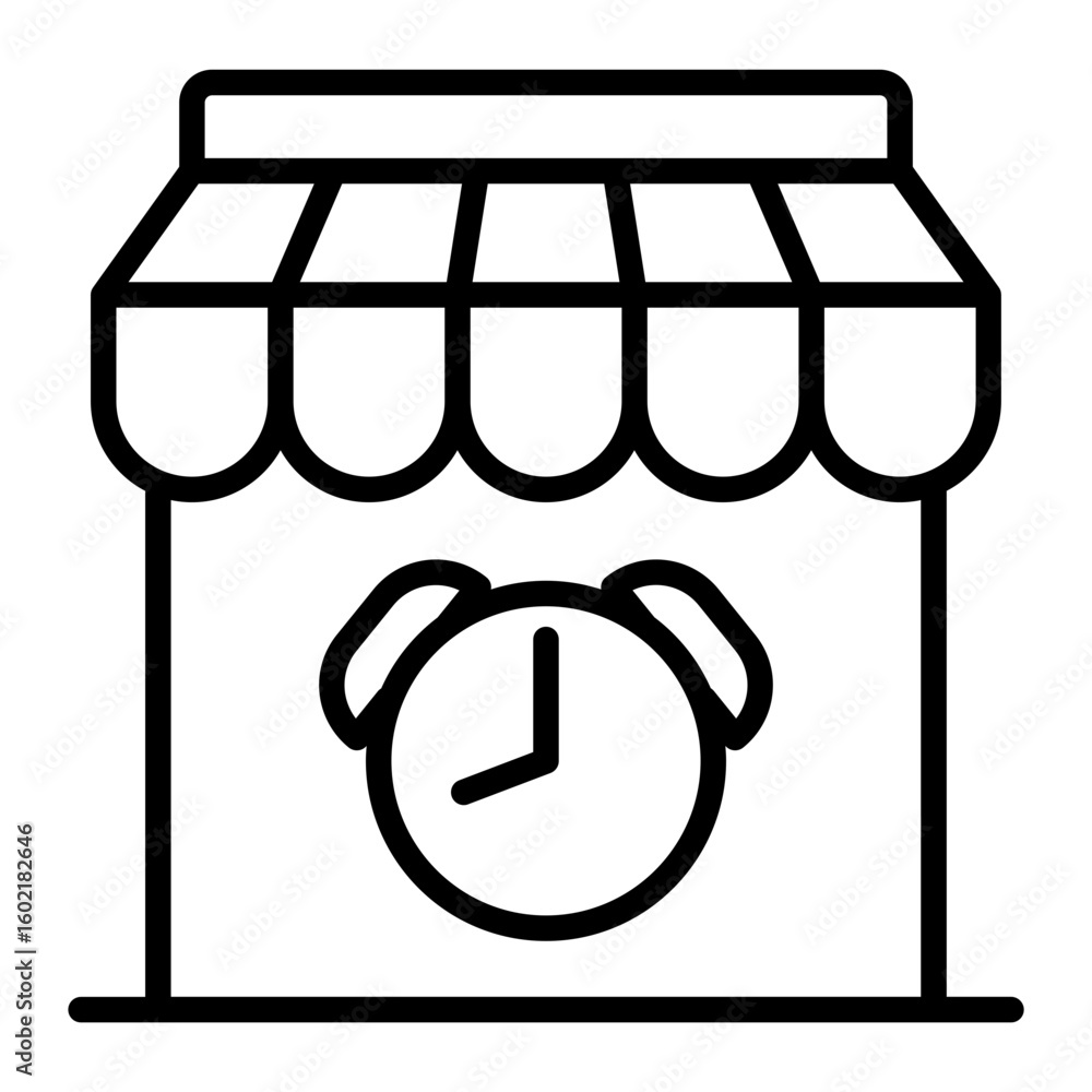 Shopping schedule icon Shopping schedule icon