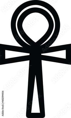 ankh symbol vector icon   1