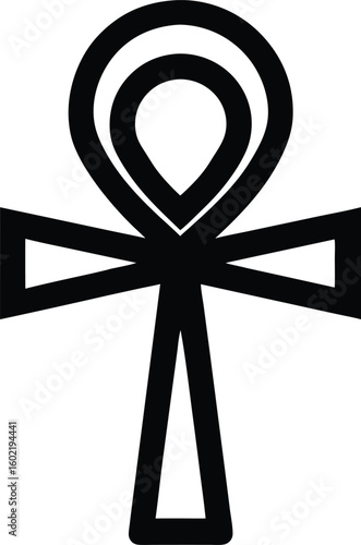 ankh symbol vector icon