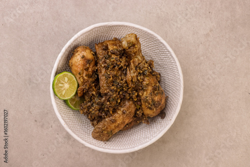 Manuk Napinadar or Ayam Napinadar is a Traditional Batak Dish Usually Served at Weddings. 