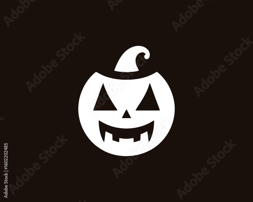 Spooky Jack o Lantern Vector Illustration
