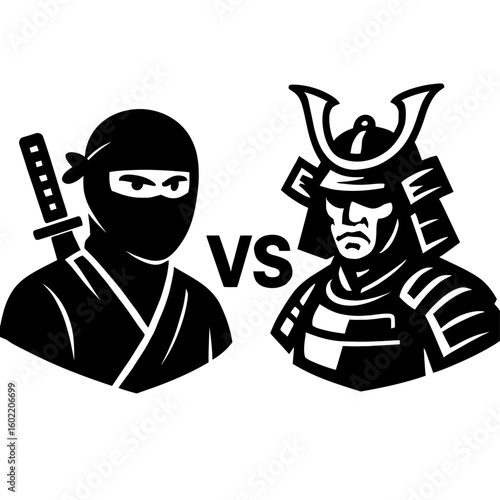 Epic Showdown: Ninja Versus Samurai, A Classic Clash of Japanese Warrior Traditions and Martial Arts