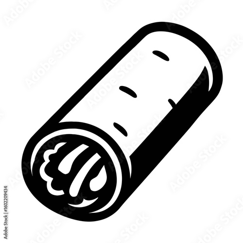 Wrapped Perfection: A Delectable Burrito Bursting with Flavor