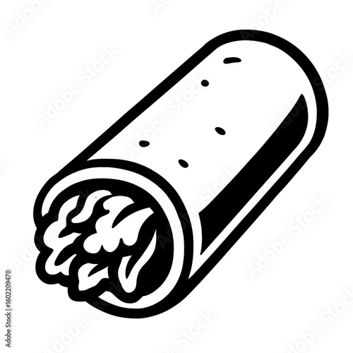 Flavorful Burrito: A Hearty Wrapped Mexican Culinary Delight