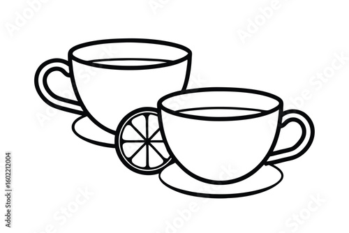 Teacups With Lemon Slices