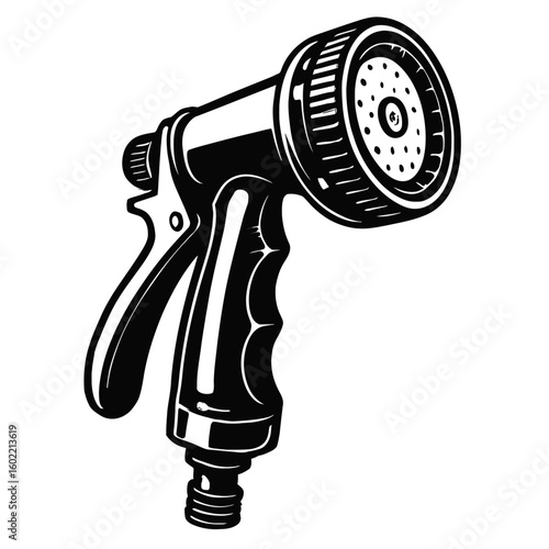 Essential Garden Hose Spray Nozzle - Versatile Tool for Watering and Cleaning