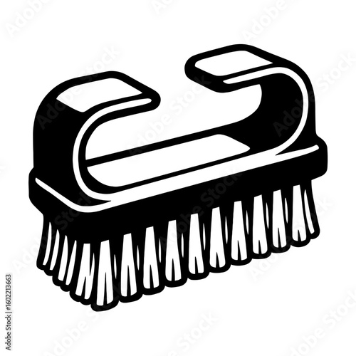 Ergonomic Hand and Nail Scrub Brush for Personal Hygiene