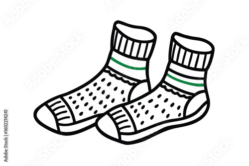 Red And Green Cozy Socks