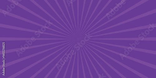 Dynamic purple sunburst design radiating from a central point featuring linear rays suitable for various design uses and marketing materials.