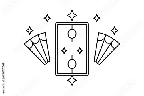 Minimal Tarot Cards Spread