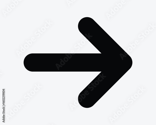 Arrow Point Right Pointer Back Previous Previously Arrowhead Ahead Next Beside Side East Direction Aim Black White Vector Icon Sign Symbol Graphic Artwork