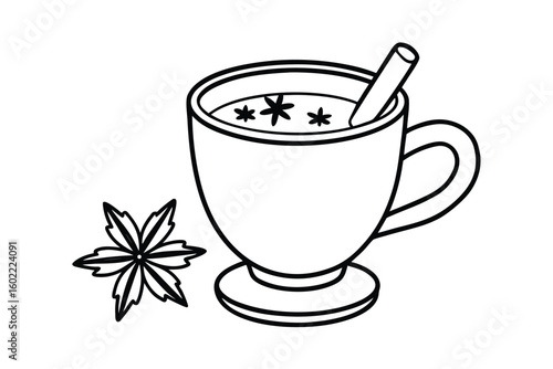 Cup Of Eggnog With Spice