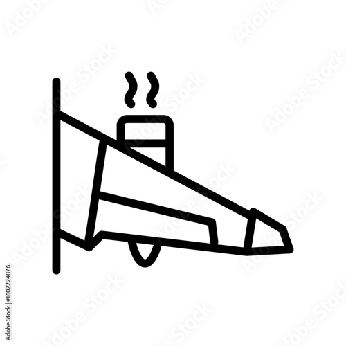 Airplane wing icon