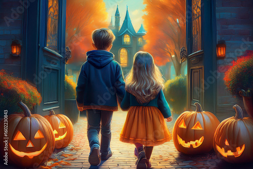 ハロウィンと子供達