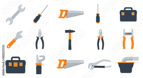 Assorted Hand Tools and Toolboxes Collection