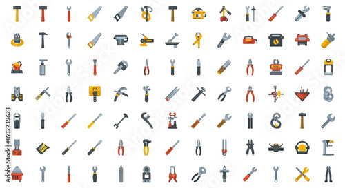 Assortment of Hand Tools and Workshop Equipment