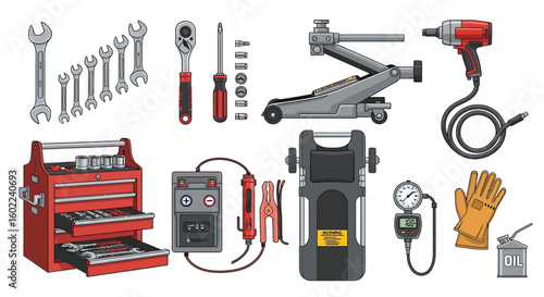 Automotive Repair Tools and Equipment Collection
