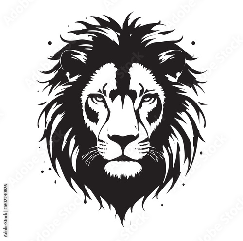 Solid Black Backdrop Pattern Art Creation


