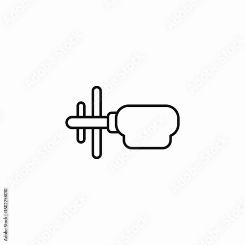car spark plug icon sign vector